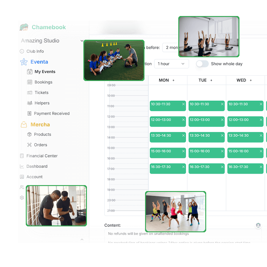 Chamebook Dashboard