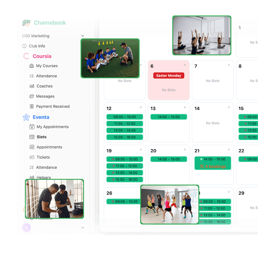 Chamebook Dashboard